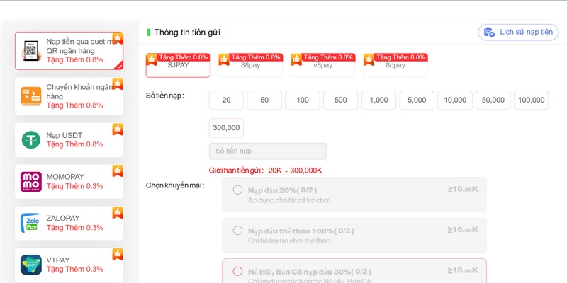 Hệ thống phương thức giao dịch 8S an toàn, không có giới hạn
